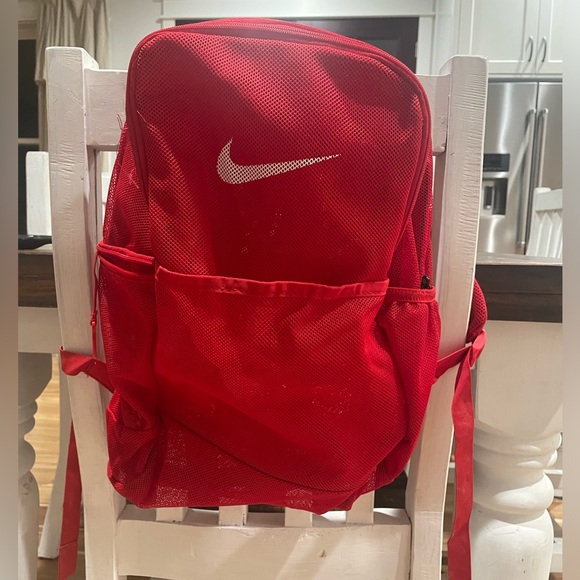 Nike Other - Nike backpack 🎒 
Red with white Nike swoosh 
Plenty compartments